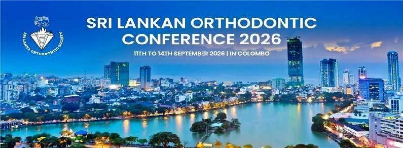 Save the date: Sri Lankan Orthodontic Conference 2026